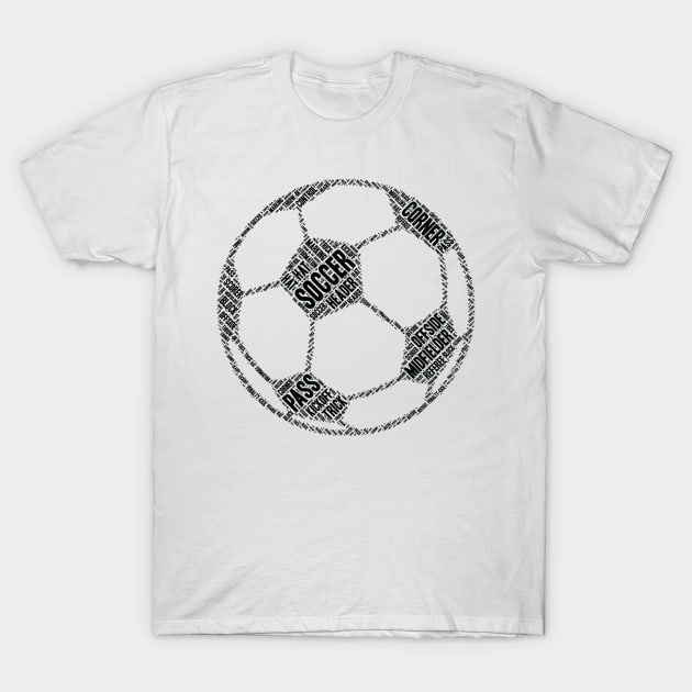 Soccer Ball Heart Boys Men Sports Gifts product T-Shirt by theodoros20